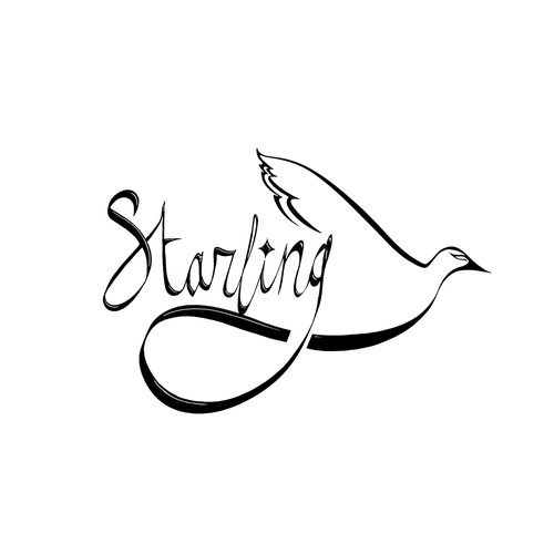 Online Retail Fashion Logo design for Starling Second Edition