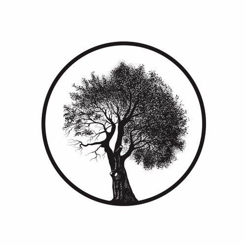 Rustic tree logo