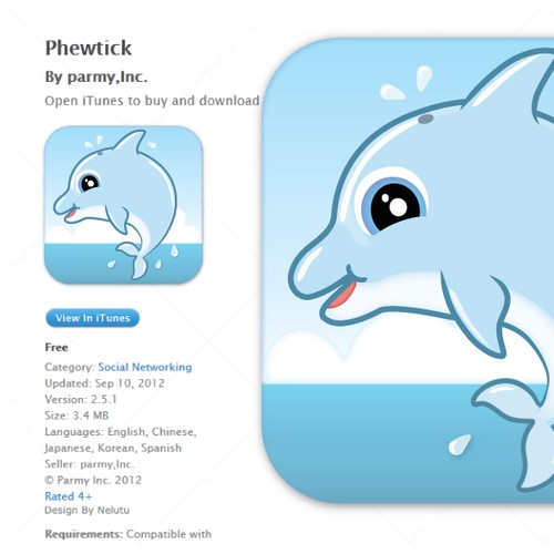 Need a fantastic dolphin icon for an iOS app!