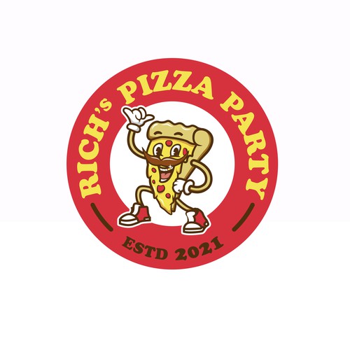 Logo concept RICH'S PIZZA PARTY
