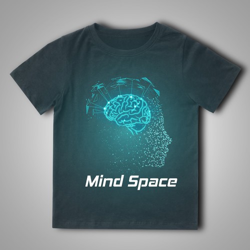 Mind Space Modern high quality tshirt design