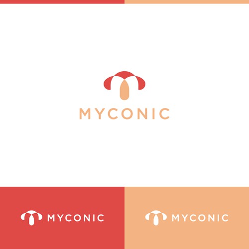 Combination mark logo design for Myconic