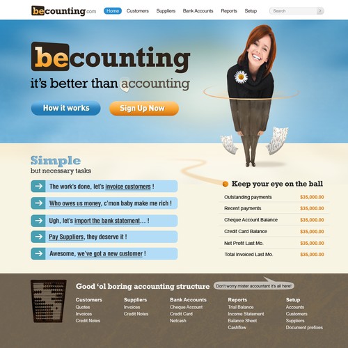 No more boring accounting with becounting.com