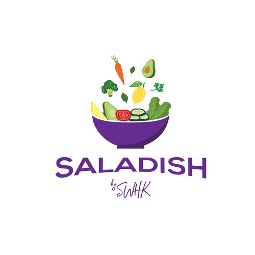 Logo concept for "Saladish"