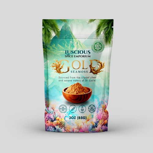 Seamoss Powder Packaging