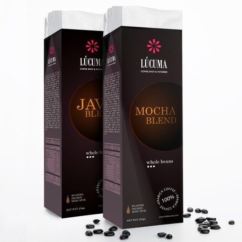 Create the next product packaging for Lúcuma