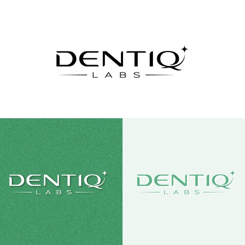 Modern Minimal Dental Logo for DENTIQ Labs