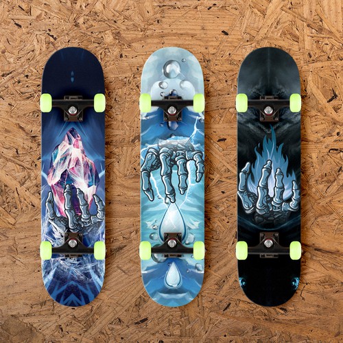 Skateboarding Board-Art