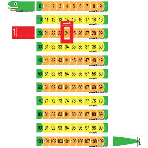 Design a Numeral Snake for ArithmaKids