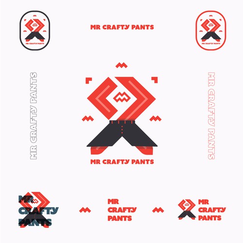 Mr. Crafty pants logo