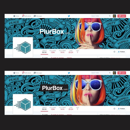 Plurbox Twitter Cover Design