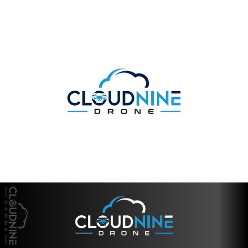 Simple concept for CloudNine + Drone logo