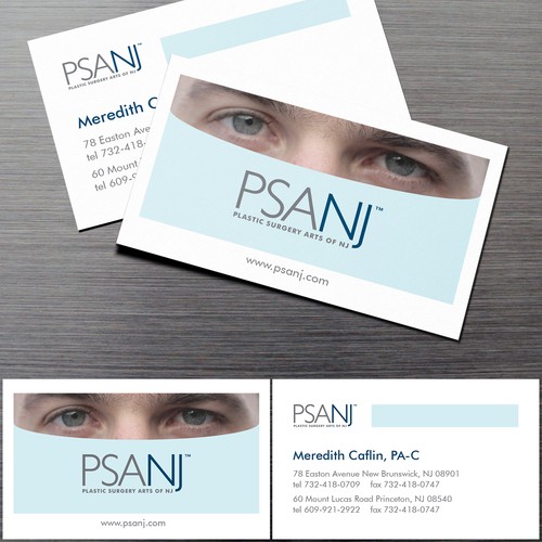 Business card concept for PSANJ