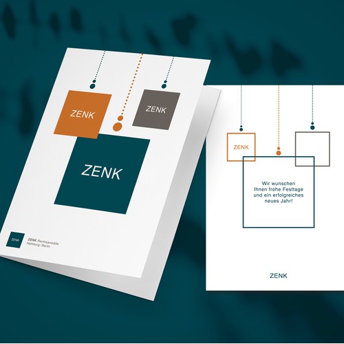 ZENK Corporate Christmas Card design