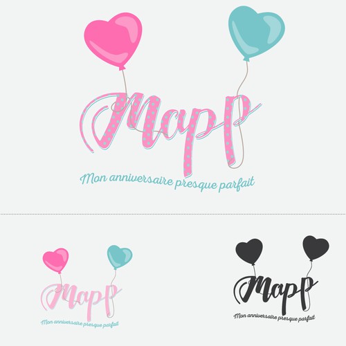 Logo pour birthday planner français