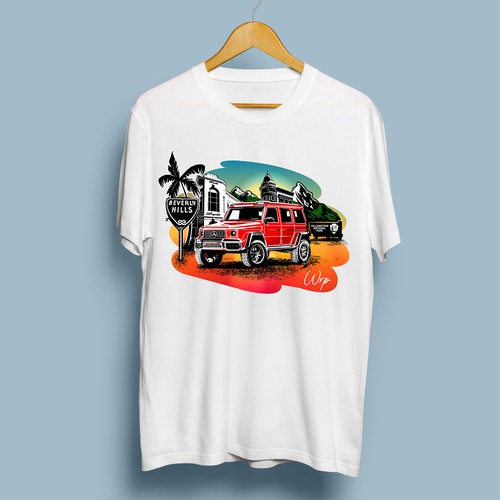 Graphic illustration for T-shirt