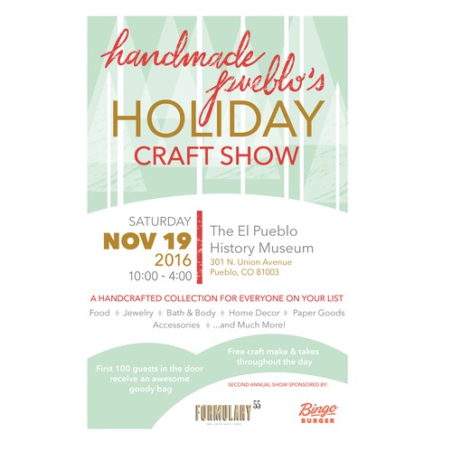 Poster for a Holiday Craft Show