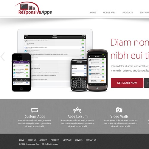 Create a Website Design for Responsive-Apps