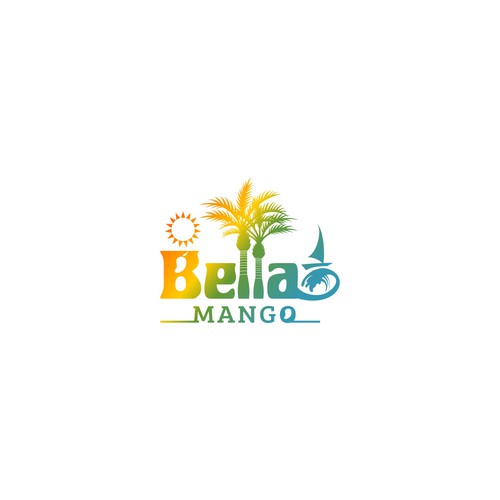 fun logo for vacation rental on Bahamas