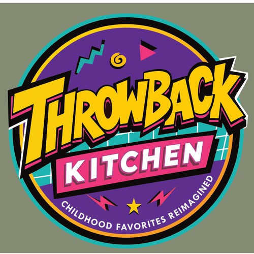 Nostalgic Ice cream company logo design