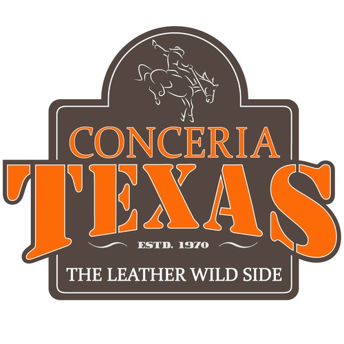Logo concept for leather/fashion company