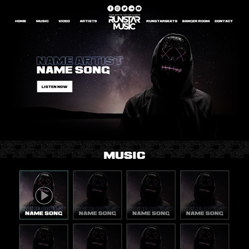 Web Design [Runstar Music]