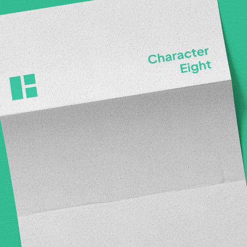 Minimalist Logo for Character 8