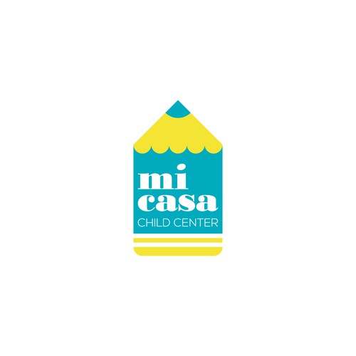Create a professional Daycare Logo using a house that will standout from the rest