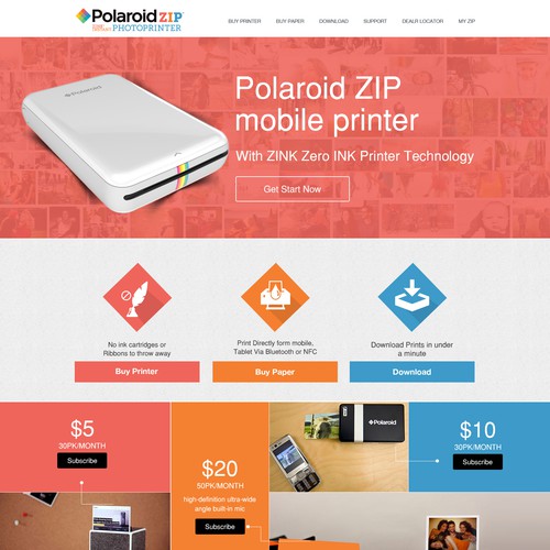 Mobile Printer - Print your pictures anywhere you go with your mobile device!