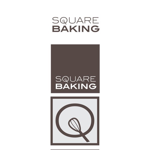 Create a bold logo for an artisan bakery Square Baking !