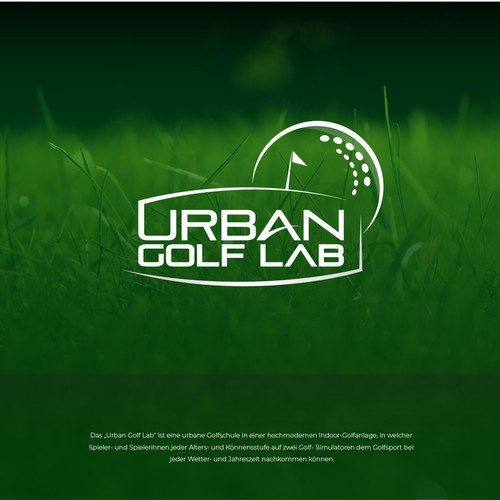 Urban Golf Lab Logo Concept