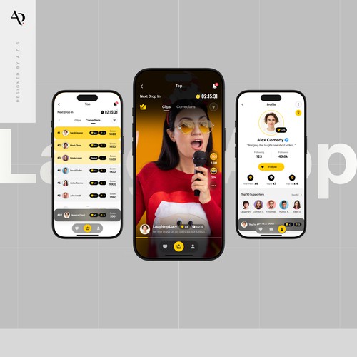 Laugh App Ui design