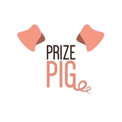 Create a professional logo with a little pig