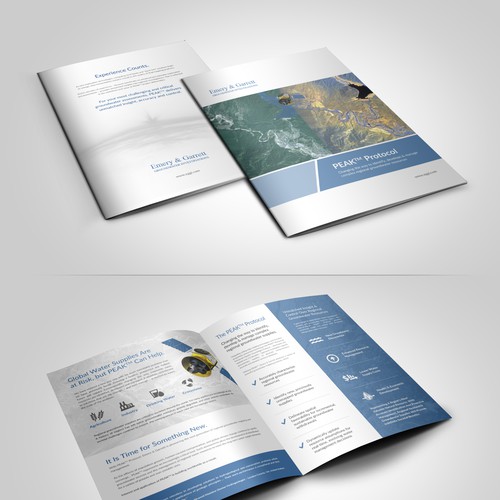 Create Technologically Advanced Brochure for Innovative Water Company !!