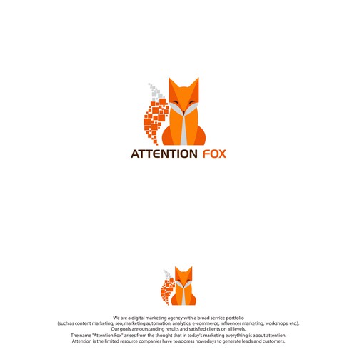 Modern logo for a digital marketing agency
