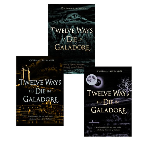 Covers for a series of fantasy short stories
