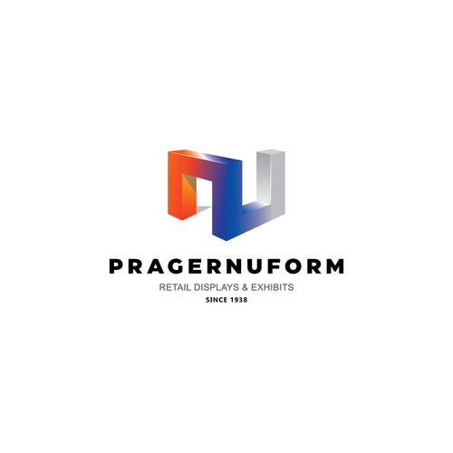 3D logo design for Pragernuform