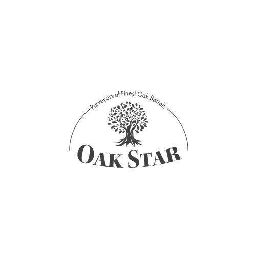 Logo for an Oak Barrel Producer