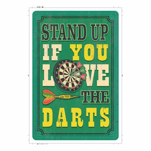 Stand up if you love the darts