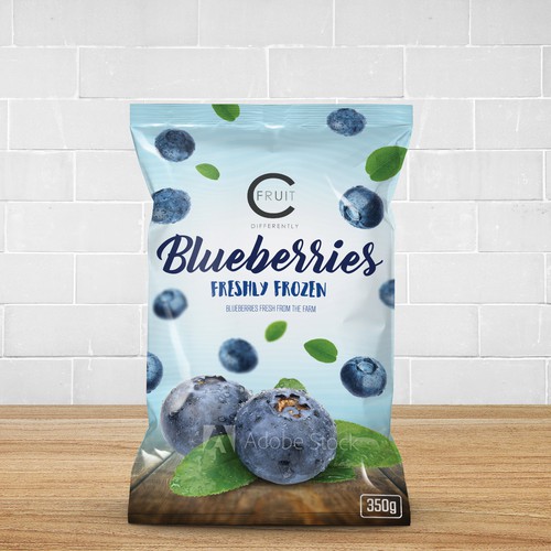 Frozen Berry Product Packaging 
