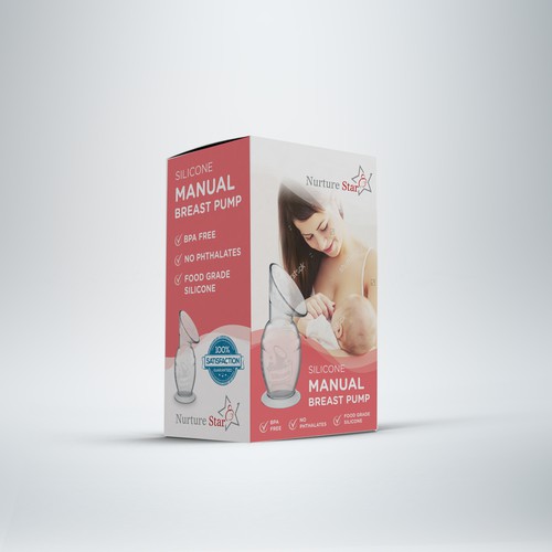 Manual breast pump box