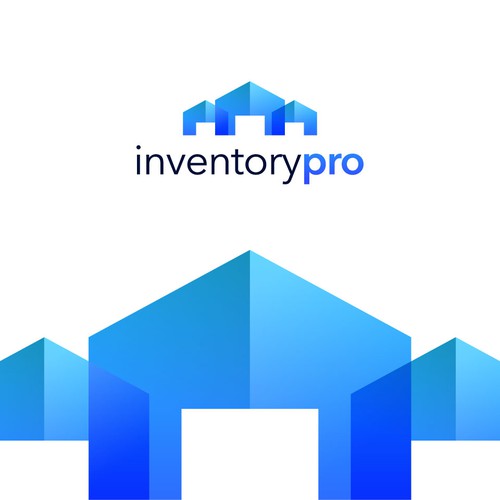 InventoryPro Warehouse Inspired Logo Design