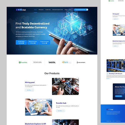 Technology Landing Page