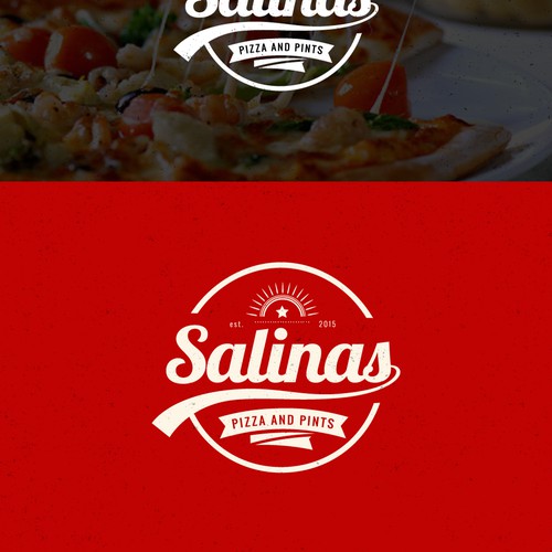 Design an old school, vintage, retro logo for Salinas Pizza & Pints