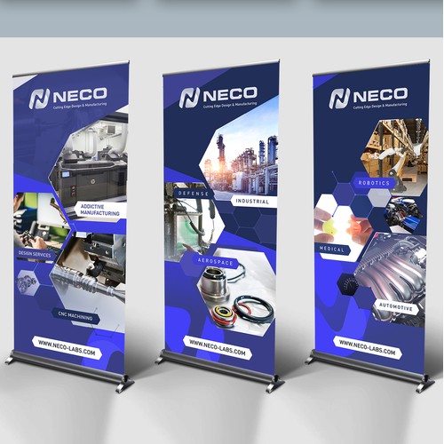 Industrial Tradeshow Banners for a Manufacturing Company