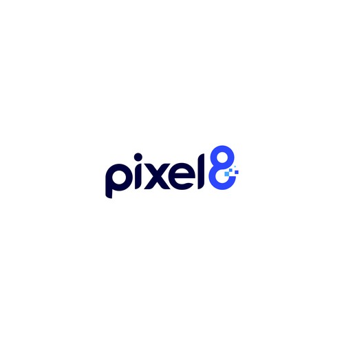 Modern concept logo of Pixel8