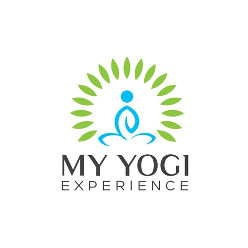 Simple and clean logo for yoga