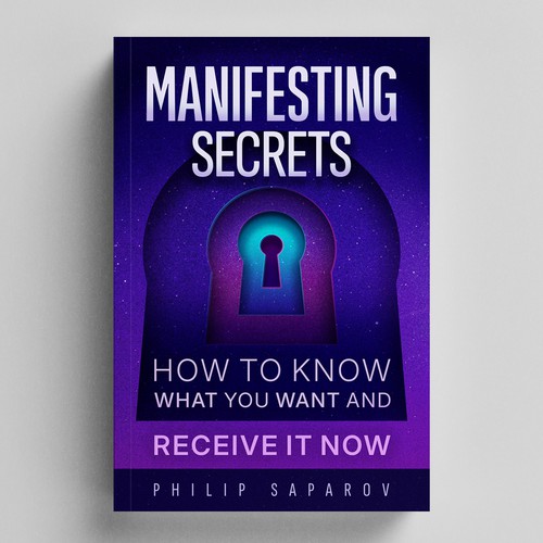 Inspiring cover for a life-changing manifesting book