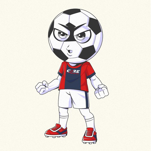 Mascot for Soccer Training Game