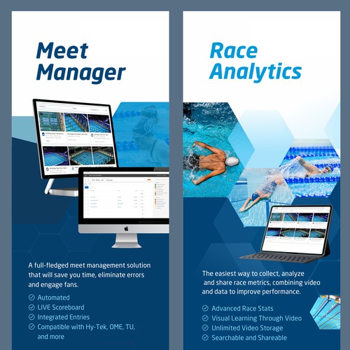 Banner series for scoring software company.